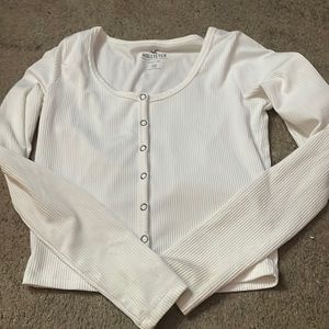 hollister white top